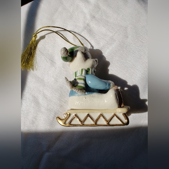 Lenox Teddy Bear Ornament - Picture 3 of 8